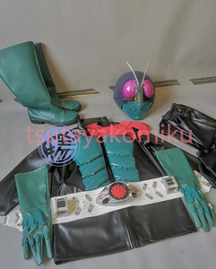 D высокое качество новый продукт оригинал фотосъемка sin Kamen Rider. 1 номер костюмированная игра маска + инструмент + обувь + костюм 