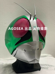 実物撮影 仮面ライダー THE NEXT 仮面ライダー 新1号 ヘルメット マスク コスプレ道具 コスプレ 道具 仮面 フリーサイズ コスプレ 道具