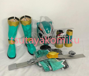 D high quality new work knight dragon Squadron ryuu saw ja- dragon equipment green costume play clothes all set 