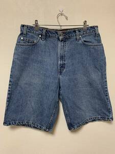 90s Levi's リーバイス シルバータブ デニムハーフパンツ W34 LOOSE USA製 デニムショーツ ヴィンテージ ビンテージ 古着 インディゴ