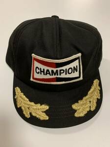 チャンピオンスパークプラグ トラッカーキャップ スナップバック Champion Spark Plugs Vintage Snap Back Trucker Cap USA製 古着