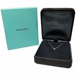 【中古品】 ティファニー Tiffany＆Co ソリティア PT950 ネックレス ダイヤ プラチナ H39300RD
