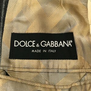 ◆中古品◆ DOLCE ＆ GABBANA ドルチェ ＆ ガッバーナ ドルガバ ジャケット ストライプ グレー系 メンズ ファッション P43483NSDの画像4