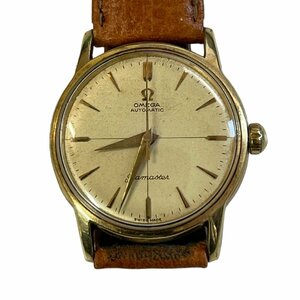 【中古品】OMEGA オメガ シーマスター 自動巻き ベルト社外品 メンズ腕時計 文字盤劣化 箱無 本体のみ L44686RD