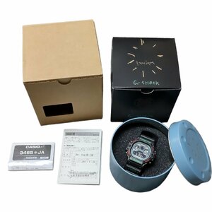 J42512RE【中古品】CASIO カシオ G-SHOCK Gショック FACETASM コラボレーションモデル DW-5900FA-1JR 腕時計 ブラック