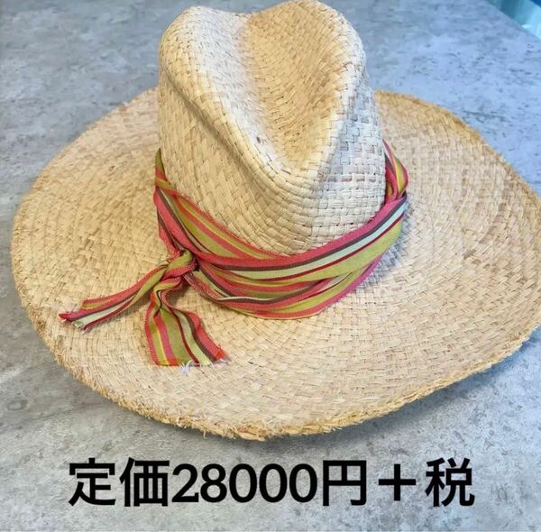 ローラハット Lola HATS STRIPE FIRST AID ラフィアハット 麦わら帽子