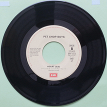 非売品・国内盤　PET SHOP BOYS ペット・ショップ・ボーイズ　Always on my mind/ Heart(dub)　7inch_画像3