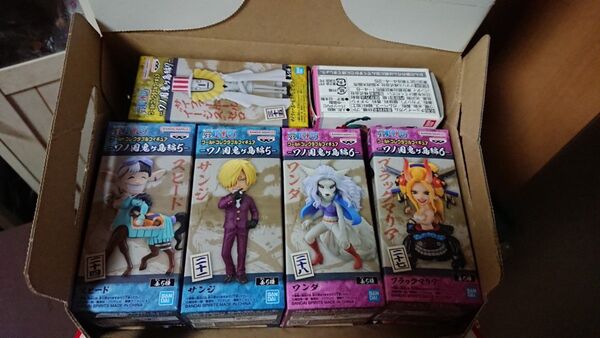 ワンピース ワールドコレクタブルフィギュアC ワノ国鬼ヶ島編5~7 5セット+1