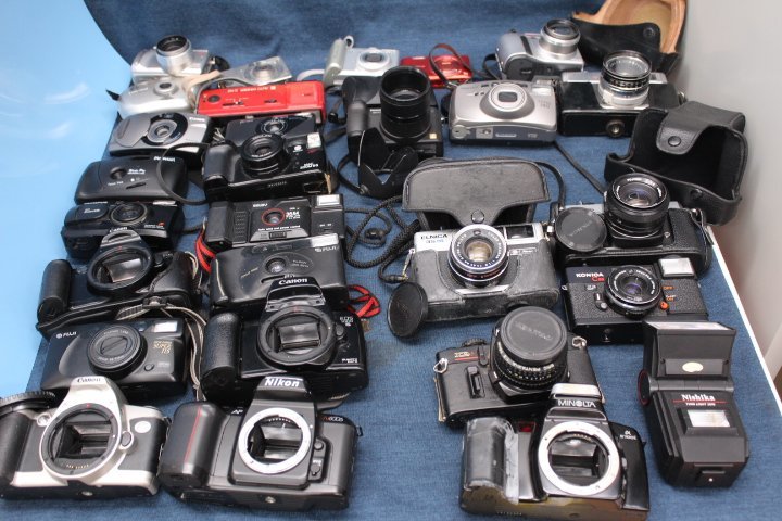 ヤフオク! -「ジャンクカメラ まとめて」(コンパクトカメラ) (フィルム
