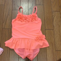 プール 海 3点セット 水着 帽子 タオル H&M ミキハウス 他 ベビー キッズ 女の子_画像3