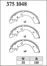 ディクセル RGMタイプ リア左右セット ブレーキシュー ストリーム RN6 3751048 DIXCEL スピンターン専用リヤシュー_画像2