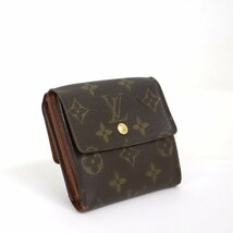 【LOUIS VUITTON/ルイヴィトン】ポルトモネ・ビエ・カルトクレディ M61652 SP0025 モノグラム Wホック 財布 コンパクト/2s0016_画像1