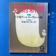 芸術新潮 1984/9 パリ発アールヌーヴォーの旅 写楽がみつかった！_画像1