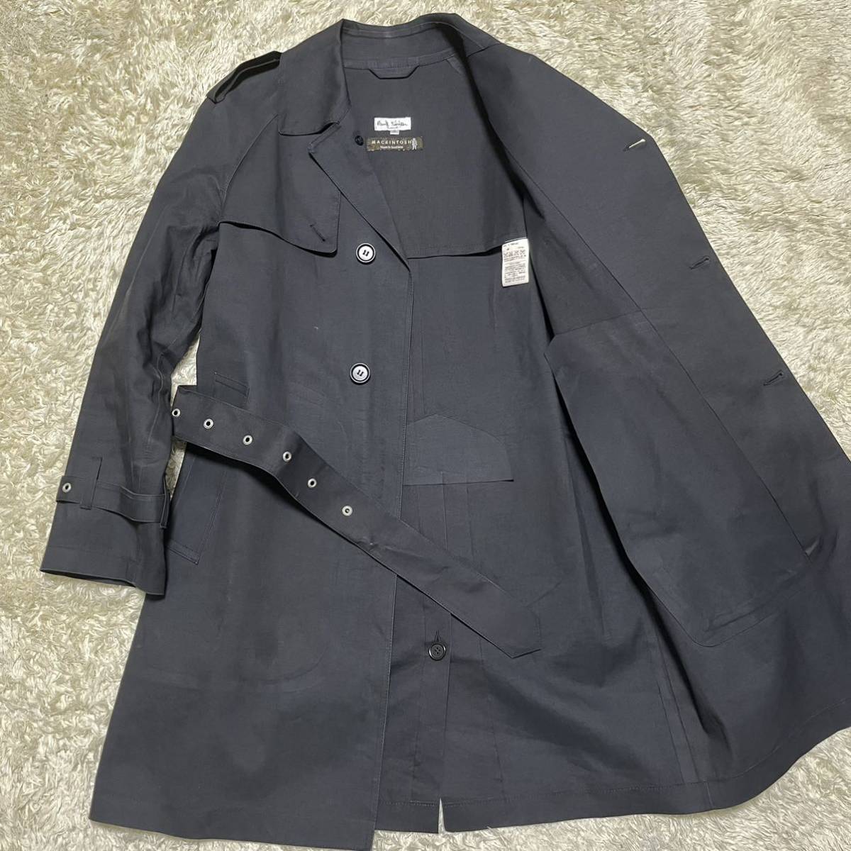 輸入品販売 - 【美品】マッキントッシュ キャメル ファー付きロング