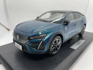 プジョー特注 1/18 プジョー PEUGEOT 408X 2023 ブルー J03-02-006