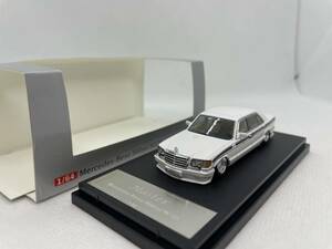 Master 1/64 メルセデスベンツ Mercedes-Benz 560SEL W126 ホワイト J04-R-456