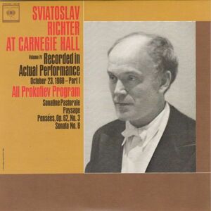 [CD/Columbia]プロコフィエフ:ピアノ・ソナタ第6番他/S.リヒテル(p) 1960.10.23