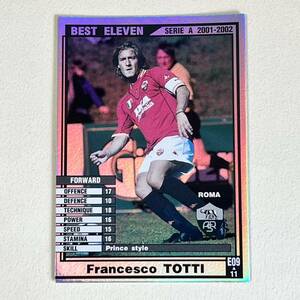 ♪♪WCCF 01-02 BE フランチェスコ・トッティ Francesco Totti Roma ♪三点落札で普通郵便送料無料♪