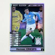 ♪♪WCCF 01-02 BE エルナン・クレスポ Hernan Crespo Lazio ♪三点落札で普通郵便送料無料♪_画像1