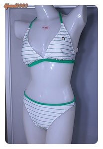 arnold palmer swin wear bikini アーノルドパーマー ビキニ　上下・ミニスカート・サンシェード　　４点セット　１１L　大きいサイズ！