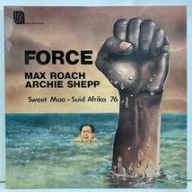 ■即決 FUSION Max Roach Archie Shepp / Force uni28.976 esj3280 仏オリジナル、2lp マックス・ローチ_画像1