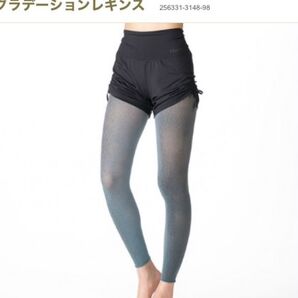 チャコット 限定品グラデーションレギンス エバーグリーンM 新品未使用 イタリア製 スペシャルエディション sgua editor