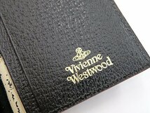 Vivienne Westwood/ヴィヴィアン ウエストウッド EXECUTIVE 手帳 ブラック 6穴タイプ 手帳カバー 5318C99 牛革 メタルORB 現行品_画像7