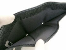 ●JIMMY CHOO ジミーチュウ スター202NEMO.UUF スタースタッズ 三つ折り財布 黒 BLACK 牛革 SOFT GRAINY CALF イタリア製 ITALY_画像9