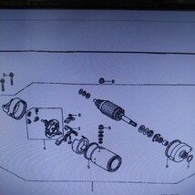 X-11 SC42 セルモーター　ブラシホルダー　ブラシターミナル　純正未使用品　_画像3