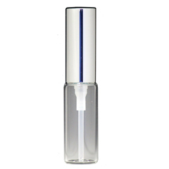 ヒロセ アトマイザー ピカアルミキャップ ガラスアトマイザー 48182 (CLガラスピカ シルバー) 4ml HIROSE ATOMIZER 新品 未使用