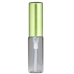 ヒロセ アトマイザー クリアー ガラスアトマイザー アルミキャップ 48095 (CLガラスAT グリーン) 4ml HIROSE ATOMIZER 新品 未使用