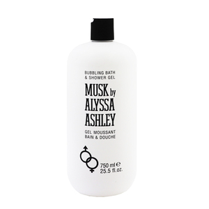 a Lisa ashu Ray Musk bus & shower gel 750ml MUSK BY ALYSSA ASHLEY BUBBLING BATH & SHOWER GEL new goods unused 