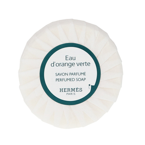  Hermes o- gong njuveruto puff .-mdo soap 50g EAU DORANGE VERTE PERFUMED SOAP HERMES new goods unused 