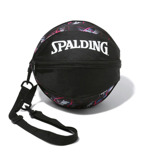 SPALDING スポルディング バスケ バスケットボール ボールバッグ マーブル ブラックネオン 49001MBN FF
