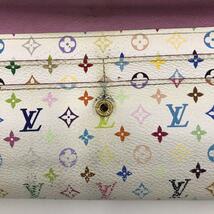 【１円オークション】 LOUIS VUITTON ルイ・ヴィトン ポルトフォイユザ ラ リッチ モノグラム マルチカラー キャンバス　長財布【F287】_画像5