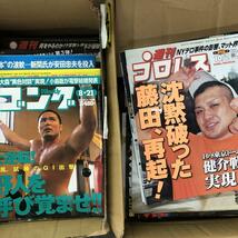 【１円オークション】週刊プロレス 週刊ゴング 週刊ファイト 90年代 20年代 プロレス雑誌 パンフレット 写真集 山売り 大量 【AC082】_画像3