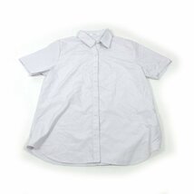 ▲★CINEMA CLUB(シネマクラブ)◇レディース◇半袖シャツ◇ライトグレーストライプ◇Mサイズ◇美品◇_画像2