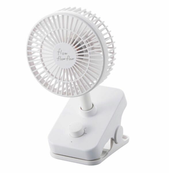 エレコムELECOM FAN-U207 卓上 扇風機 充電式 USBミニ 静音