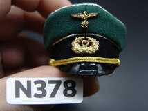 【 N378 】1/6ドールパーツ：ITPT製 WWII ドイツ軍 高級将官制帽【 長期保管・ジャンク扱い品 】_画像2