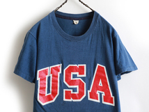 70s USA製 ビンテージ■Union Underwear Company フルーツオブザルーム USA ビッグ プリント 半袖 Tシャツ( 小さめ L S M 程) 70年代 古着_画像2