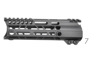 Cカットフロント M-LOK メタルハンドガード 7inch BK M4 GBB対応