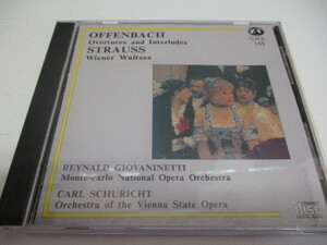 即決　Concert Hall Society　OFFENBACH-STRAUSS Overtures-Waltzes　CHS CDI55