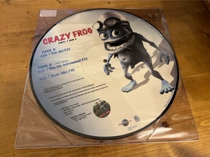 12”★Crazy Frog / Axel F (Vinyl 1) / ユーロ・ハウス！Harold Faltermeyerカバー！