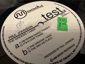 12”★Paul Johnson / The Groove I Have / ディスコ・ハウス！