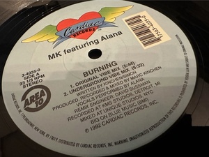 12”★MK Featuring Alana / Burning / ディープ・ヴォーカル・ハウス・クラシック！