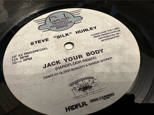 12”★Steve Silk Hurley / Jack Your Body (Hardfloor Remix) / アシッド・ハウス！