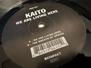 12”★Kaito / We Are Living Here / The Breath Of Spring / ディープ・テック・ハウス！