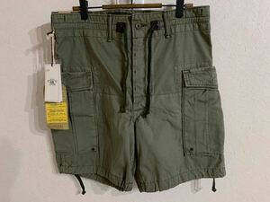 新品未使用タグ付RRL ダブルアールエル　カーゴショートパンツ SURPLUS CARGO SHORT W31 ミリタリーパンツ