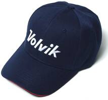 未使用 Volvik ボルビック ゴルフ キャップ 帽子 FREE 紺 ネイビー サイズ調節可_画像1