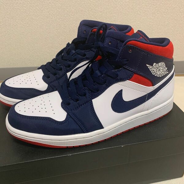 値下げ不可　Nike Air Jordan 1 Mid SE "USA" エアジョーダン 1 RETRO 28.0